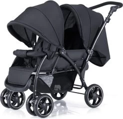 Deryan Luxe Elena Dubbele Buggy- Duo Buggy – Tandem Buggy – Compact En Lichtgewicht -Babyproducten 1200x1161 4