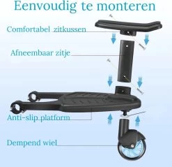 Vosoi - Meerijdplankje - Kinderwagen - Buggy's - Zitje - Onderweg - 1 Wiel - Kinderwagen Accessoires 12 Vosoi - Meerijdplankje - Kinderwagen - Buggy's - Zitje - Onderweg - 1 Wiel - Kinderwagen Accessoires -Babyproducten 1200x1163 3