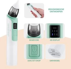 SP Lifestyle ® Neusreiniger Baby - Elektrische Neuszuiger Met USB - Snoetenpoetsers - Snotzuiger Baby - 6 Verschillende Standen -Babyproducten 1200x1166 31