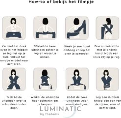 Baby Draagdoek - Babywrap - Baby Carrier - Babydrager - Buikdrager Baby – Baby Draagzak - Baby Sling | Luminatic® | Ergonomisch | Met Tasje | Zwart -Babyproducten 1200x1167 17