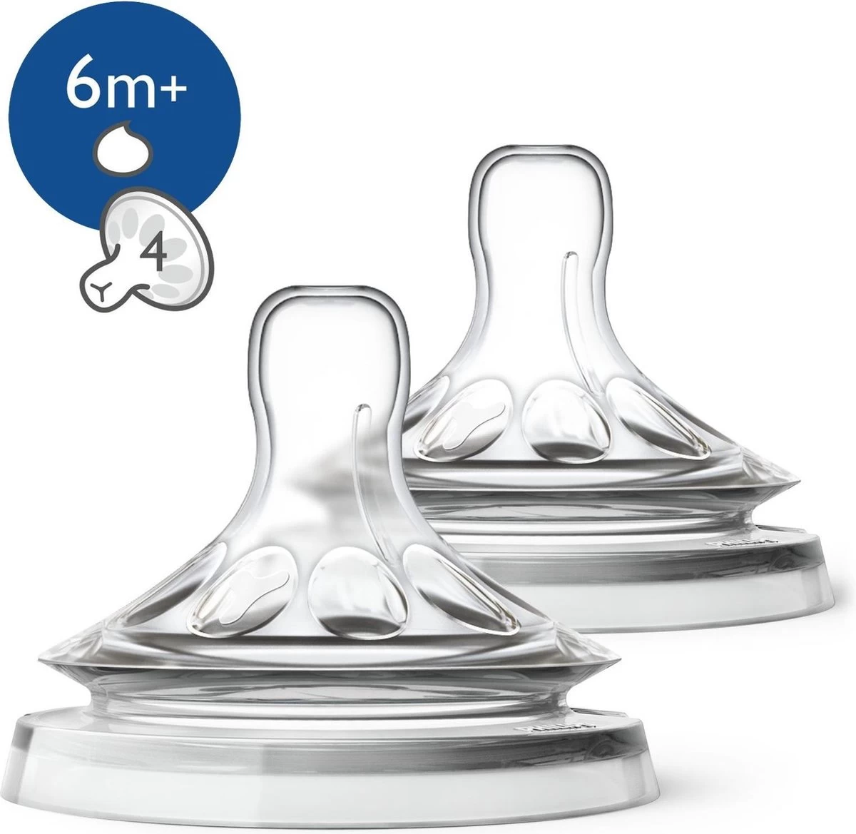Philips Avent SCF046/27 Natural Speen - 6m+ - 2stuks 3 Philips Avent SCF046/27 Natural Speen - 6m+ - 2stuks
