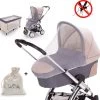 Universele Klamboe – Muggen- & Insectengaas Babybed – Muskieten En Muggennet – Voor Ledikant Kinderwagen Campingbedje – Wit -Babyproducten 1200x1170 8
