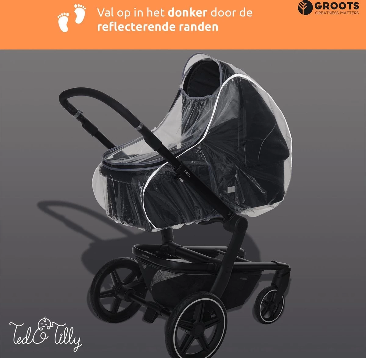 Universele Regenhoes Kinderwagen Met Kijkvenster – Buggy Hoes Universeel – Tegen Regen En Miezer Buggy – Doorzichtig 4 Universele Regenhoes Kinderwagen Met Kijkvenster – Buggy Hoes Universeel – Tegen Regen En Miezer Buggy – Doorzichtig - Afbeelding 2