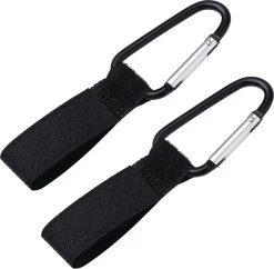 Merkloos Kinderwagen Haak - Tassenhaak - Boodschappenhaak - 2 Stuks - Zwart - Universele Haak - Buggyhaak - Kinderwagenhaak - Luiertashaak - Luiertas Haak -Babyproducten 1200x1176 6