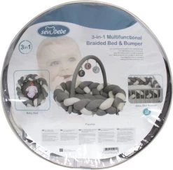 Sevibaby Roze 3-in-1 Braided Bedbumper En Babynest 521-2 9 Sevibaby Roze 3-in-1 Braided Bedbumper En Babynest 521-2 -Babyproducten 1200x1179 9