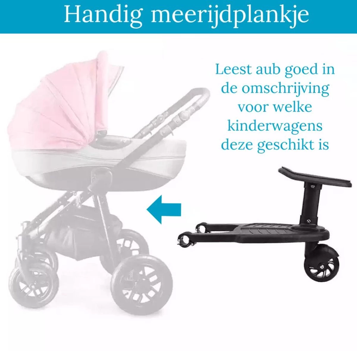 Vosoi - Meerijdplankje - Kinderwagen - Buggy's - Zitje - Onderweg - 1 Wiel - Kinderwagen Accessoires 8 Vosoi - Meerijdplankje - Kinderwagen - Buggy's - Zitje - Onderweg - 1 Wiel - Kinderwagen Accessoires - Afbeelding 6