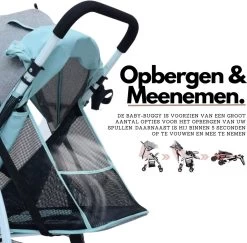 Child Supplies Buggy - Inklapbare Buggy - Baby Stroller - 3 In 1 - Kinderwagen - Roze -Babyproducten 1200x1181 9