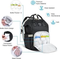 Premium Baby Luierrugzak - Baby Tas - Luiertas Met Grote Capaciteit - Multifunctionele Waterdichte Pamper Tas - Zwangerschap Tas - Kraamcadeau - Baby Shower -Babyproducten 1200x1182 2