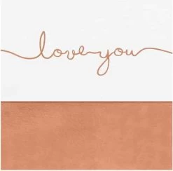 Jollein Baby Laken Wieg 75x100cm Love You - Caramel -Babyproducten 1200x1185 17