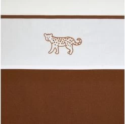 Meyco Ledikant Laken Cheetah Animal - 100x150cm - Camel -Babyproducten 1200x1187 10
