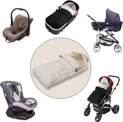 Monzana Kinderwagen Voetenzak Beige | Teddy | Maxi-Cosi | Met Opbergtas 23 Monzana Kinderwagen Voetenzak Beige | Teddy | Maxi-Cosi | Met Opbergtas -Babyproducten 1200x1188 9