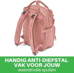 Brisby Slijtvaste Luiertas – Verzorgingstas – Met Buggymontage - Roze 15 Brisby Slijtvaste Luiertas – Verzorgingstas – Met Buggymontage - Roze -Babyproducten 1200x1189 1
