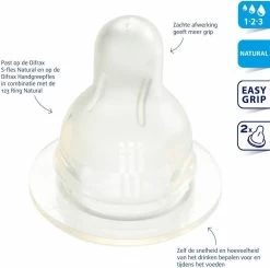 Difrax 1-2-3 Doseerspeen Natural - 2st -Babyproducten 1200x1189 20