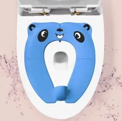 Merkloos Panda Toiletbril - Opvouwbaar In Opberg Tasje - Voor Kinderen - WC Bril Verkleinen - Zindelijkheidstraining - Wit -Babyproducten 1200x1191 20