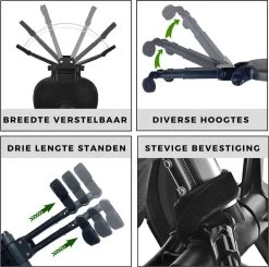 Merkloos Kinderwagen/Buggy Meerijdplankje - Kant & Klaar - In Elkaar Gezet - Universeel – Met Zitje – Verstelbaar – Zwart -Babyproducten 1200x1191 4