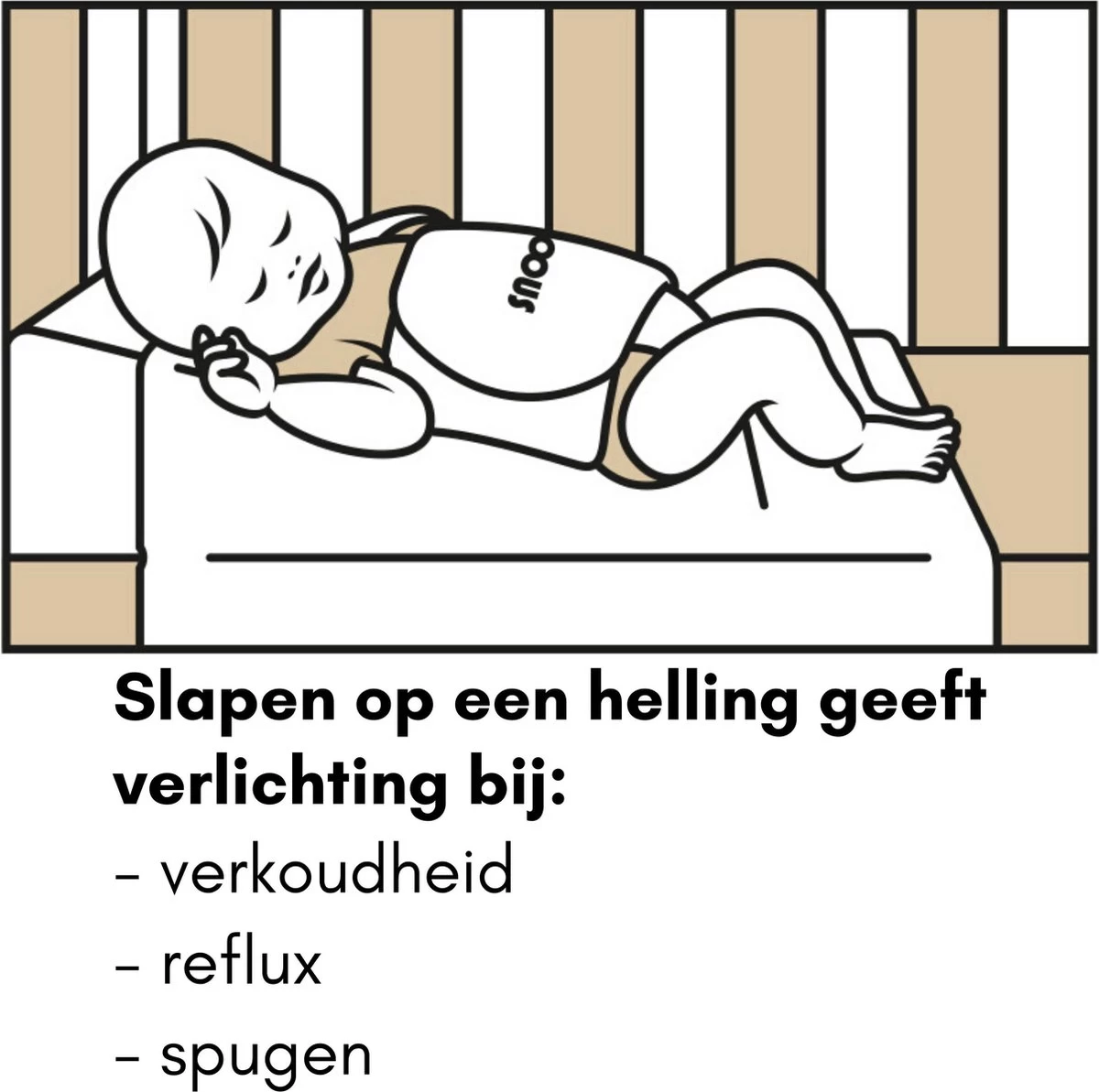 Snoozzz Reflux Kussen - Baby Hellend Kussen Voor Ledikant - Ventilerend - Met Wasbare Hoes - Wit 6 Snoozzz Reflux Kussen - Baby Hellend Kussen Voor Ledikant - Ventilerend - Met Wasbare Hoes - Wit - Afbeelding 4