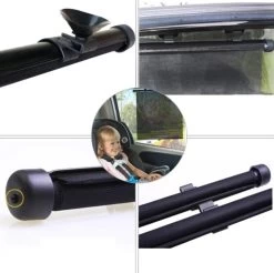 Zonnescherm Auto - Zonwering - Zijruit - UV Protectie - 2 Stuks - Oprolbaar - Rheme -Babyproducten 1200x1195 7