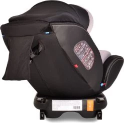 Cangaroo Pilot Black Leather SPS Isofix 360° 0-36 Kg Autostoel Met Zonnekap -Babyproducten 1200x1196 4