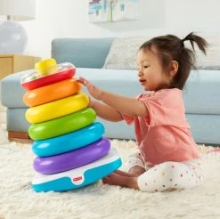 Fisher Price Fisher-Price Stapelringen - Grote Kleurenringpiramide -Babyproducten 1200x1197 1
