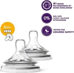 Philips Avent SCF044/27 Natural Speen - 6m+ - 2 Stuks -Babyproducten 1200x1197 35