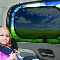Merkloos Zonwering Auto - UV Protectie - Luxe Zonneschermen - Zijruit 2 Stuks - Zonnescherm Auto - Bescherm Uw Baby En Kinderen -Babyproducten 1200x1197 6