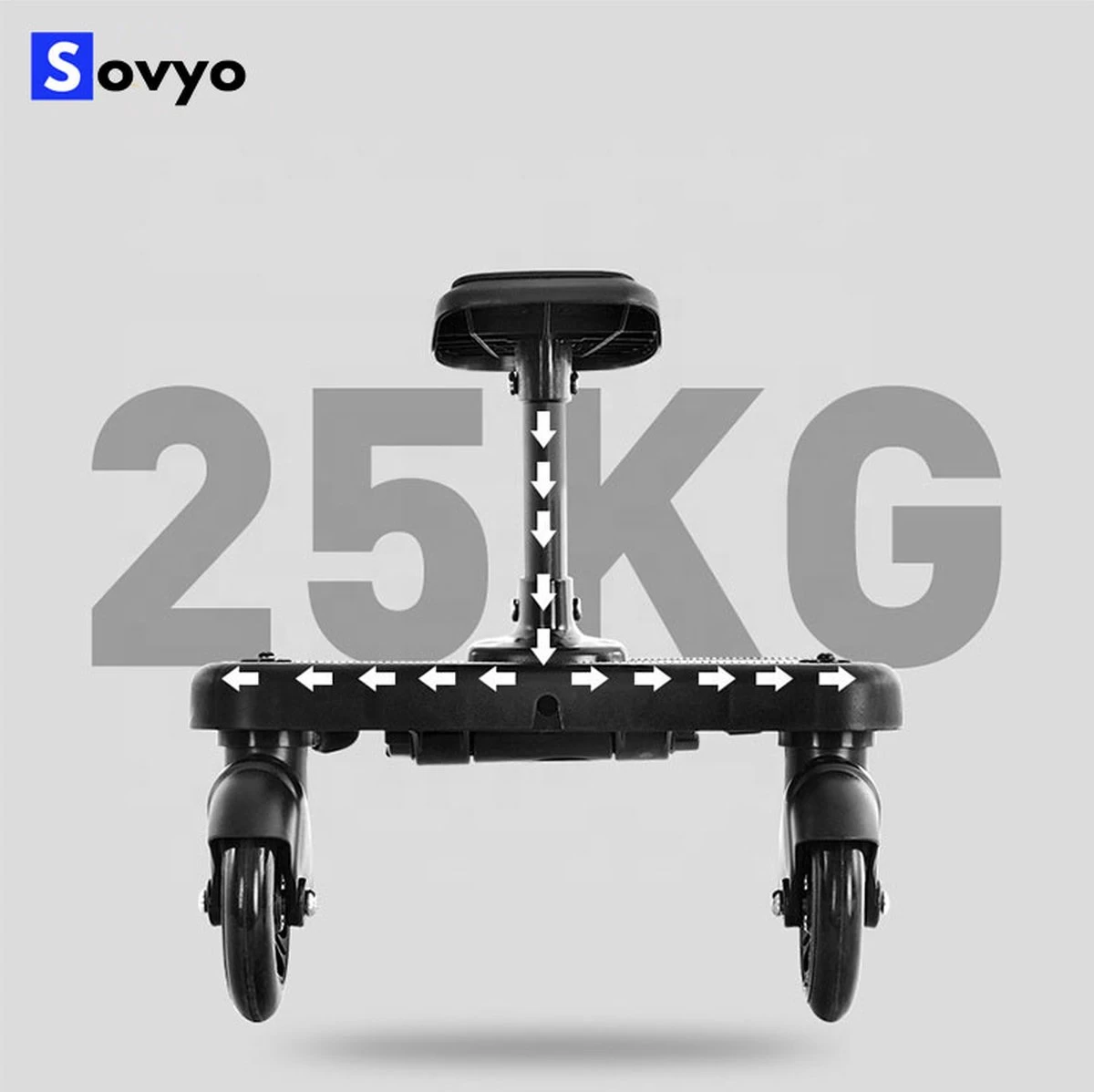 Merkloos Meerijdplankje Universeel Buggy/Kinderwagen - Kinderwagen Accessoire Met Afneembaar Zitje Van Hoogwaardige Kwaliteit - Verstelbaar Meerijdplankje 12 Merkloos Meerijdplankje Universeel Buggy/Kinderwagen - Kinderwagen Accessoire Met Afneembaar Zitje Van Hoogwaardige Kwaliteit - Verstelbaar Meerijdplankje - Afbeelding 10