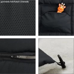 Monzana Voetenzak - Voor Kinderwagen Of Stoeltje - 93x56cm Grijs -Babyproducten 1200x1198 19