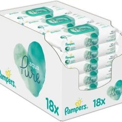 Pampers® Pampers Aqua Pure Billendoekjes - 864 Doekjes -Babyproducten 1200x1198 35