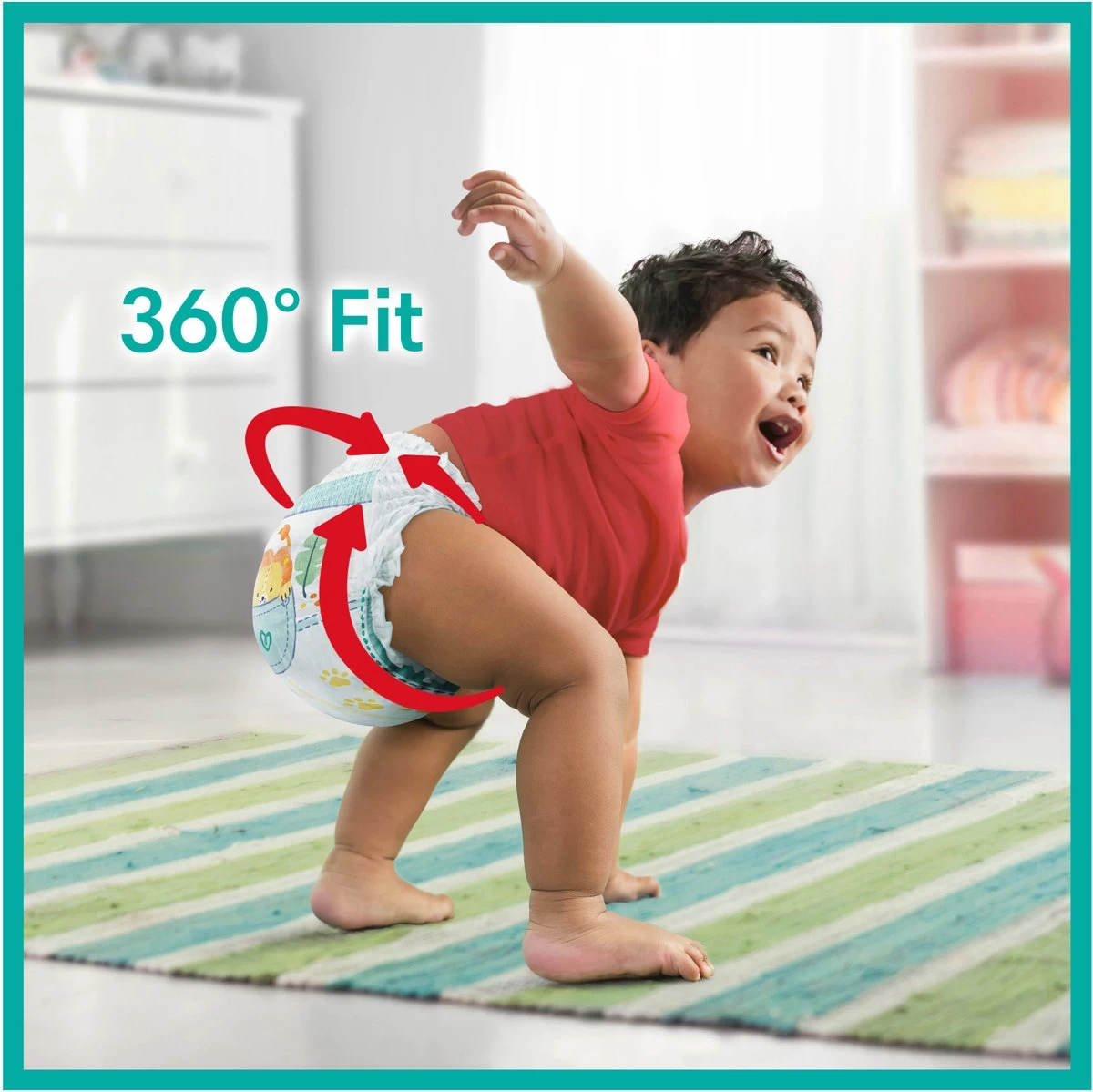 Pampers® Pampers Broek Baby Dry Maat 5 Junior, 12-17 Kg, Grootverpakking, 54 Stuks 6 Pampers® Pampers Broek Baby Dry Maat 5 Junior, 12-17 Kg, Grootverpakking, 54 Stuks - Afbeelding 4