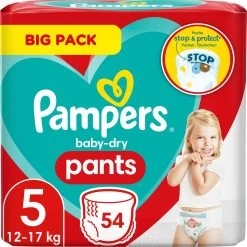 Pampers® Pampers Broek Baby Dry Maat 5 Junior, 12-17 Kg, Grootverpakking, 54 Stuks 26 Pampers® Pampers Broek Baby Dry Maat 5 Junior, 12-17 Kg, Grootverpakking, 54 Stuks -Babyproducten 1200x1199 47