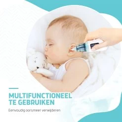 Hoy En Dia® Neusreiniger Baby Snoetenpoetsers - Neuspeer Met USB - Elektrische Neuszuiger En Oorreiniger -Babyproducten 1200x1199 58