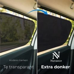Nuvance - Zonnescherm Auto - 2 Stuks - Met UV Protectie Voor Baby En Kind - Zonwering Zijruiten - Zelfklevend - One Size - Zwart 13 Nuvance - Zonnescherm Auto - 2 Stuks - Met UV Protectie Voor Baby En Kind - Zonwering Zijruiten - Zelfklevend - One Size - Zwart -Babyproducten 1200x1200 1007