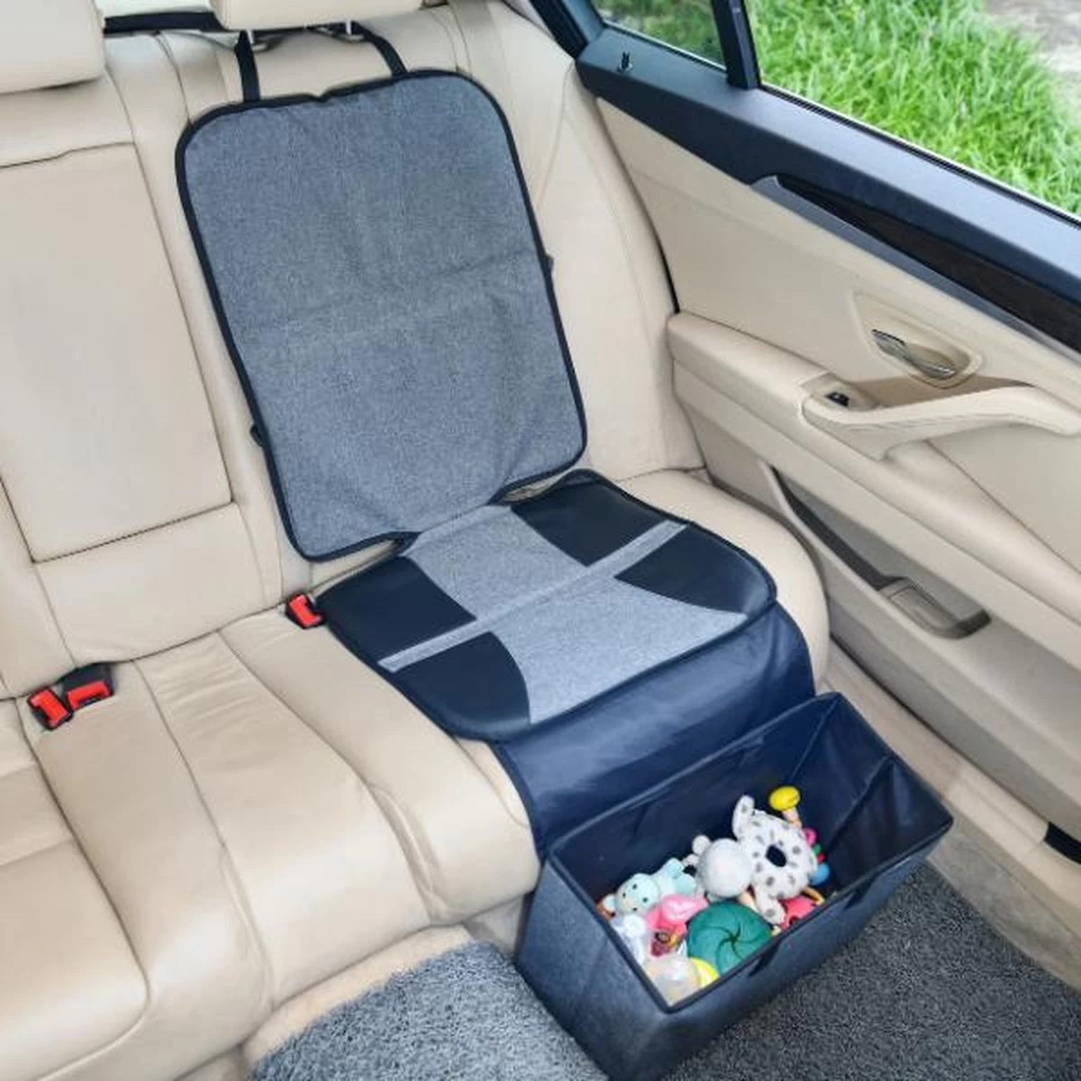 Autostoel Beschermer & Auto Organizer Met Voetensteun - Altabebe 10 Autostoel Beschermer & Auto Organizer Met Voetensteun - Altabebe - Afbeelding 8