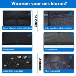 Professor Q - Autostoelhoes - Autostoelbeschermer - Autostoel Beschermer - Zwart -Babyproducten 1200x1200 1065