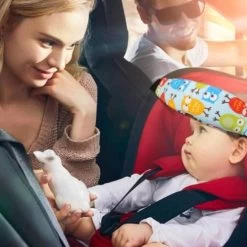 Merkloos Auto Hoofdsteun Voor Kinderen - Kinderzitje Hoofdband - Kinderwagen Hoofdband - Baby Hoofdsteun - Kinder Hoofdsteun- Baby Hoofdband - Veilig Slapen - Hoofdband - Kinderzitje - Hoofdsteun Tijdens Het Slapen - Roze -Babyproducten 1200x1200 1183