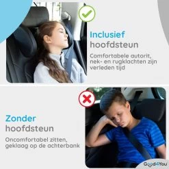Good4You Hoofdsteun Auto - Nekkussen Auto - Hoofdsteun Auto Kinderen - Autokussen - Neksteun Auto - Volwassenen En Kinderen - Verstelbaar - Zwart -Babyproducten 1200x1200 1195