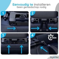 Good4You Hoofdsteun Auto - Nekkussen Auto - Hoofdsteun Auto Kinderen - Autokussen - Neksteun Auto - Volwassenen En Kinderen - Verstelbaar - Zwart -Babyproducten 1200x1200 1200