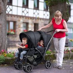 Deryan Luxe Elena Dubbele Buggy- Duo Buggy – Tandem Buggy – Compact En Lichtgewicht -Babyproducten 1200x1200 1237