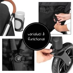 Hauck UpTown Buggy - Met één Hand Opvouwbaar - Zwart 36 Hauck UpTown Buggy - Met één Hand Opvouwbaar - Zwart -Babyproducten 1200x1200 1317