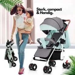 Child Supplies Buggy - Inklapbare Buggy - Baby Stroller - 3 In 1 - Kinderwagen - Roze -Babyproducten 1200x1200 1326