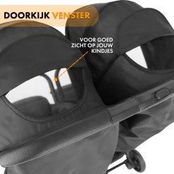 Deryan Luxe Rolo X2 Dubbele Buggy - Duo Buggy - Zwart -Babyproducten 1200x1200 1343