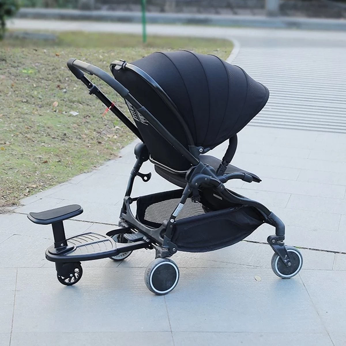 Vosoi - Meerijdplankje - Kinderwagen - Buggy's - Zitje - Onderweg - 1 Wiel - Kinderwagen Accessoires 5 Vosoi - Meerijdplankje - Kinderwagen - Buggy's - Zitje - Onderweg - 1 Wiel - Kinderwagen Accessoires - Afbeelding 3