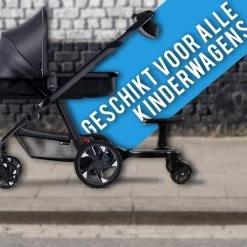 Merkloos Universeel Meerijdplankje Voor Kinderwagen – Inclusief Zitje – Verstelbaar Buggy Board -Babyproducten 1200x1200 1496