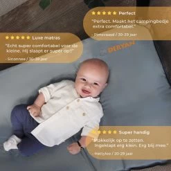 Deryan Opvouwbaar Baby Matras - Compact Opvouwbaar - Zelfopblaasbaar - 120x60x6cm -Babyproducten 1200x1200 1642