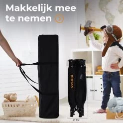 Deryan Believer Campingbedje - 120x60cm - Zwart -Babyproducten 1200x1200 1648