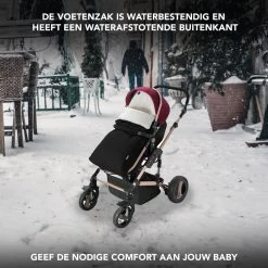 Achaté Voetenzak - Voor Kinderwagen Of Stoeltje – Baby Slaapzak - Autostoel - Wit -Babyproducten 1200x1200 1824