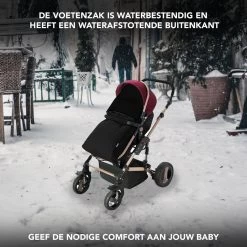 Achaté Voetenzak - Voor Kinderwagen Of Stoeltje – Baby Slaapzak - Autostoel - Zwart -Babyproducten 1200x1200 1833