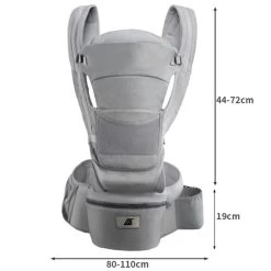 Ergonomische Draagzak Baby 15 In 1 - Draagdoek Tot 25 Kg - Baby Drager - Baby Carrier - Multifunctioneel - Grijs -Babyproducten 1200x1200 1841