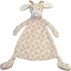 Happy Horse Giraf Gessy Knuffeldoekje - Beige - Baby Cadeau