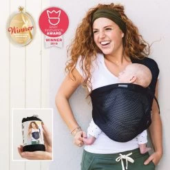 Minimonkey Mini Sling Draagzak - Zwart -Babyproducten 1200x1200 1867